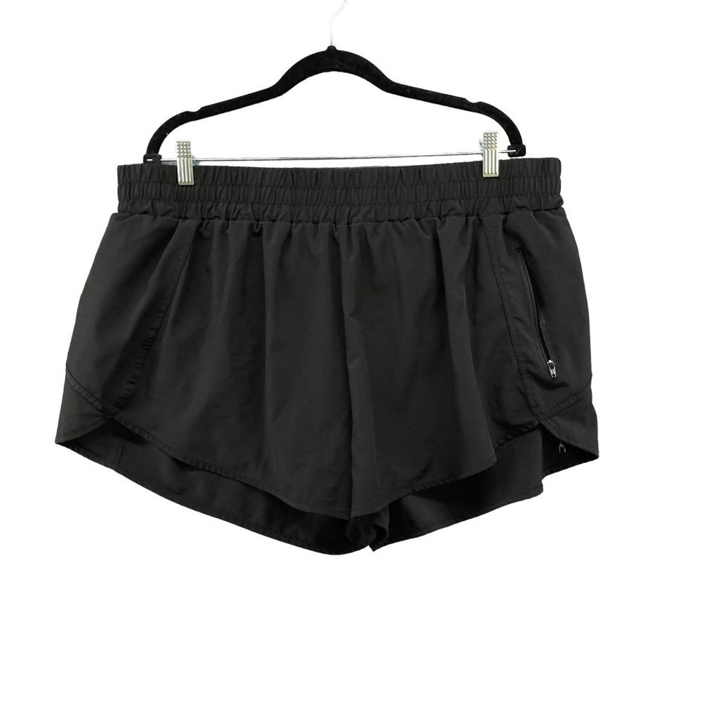 B Active Running Shorts Womens 3X Black‎ Lined Active Gym XXXL 2.5" Inseam